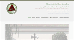 Desktop Screenshot of holyapostlesvb.org