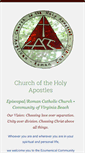 Mobile Screenshot of holyapostlesvb.org